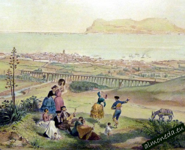 grabado antiguo algeciras