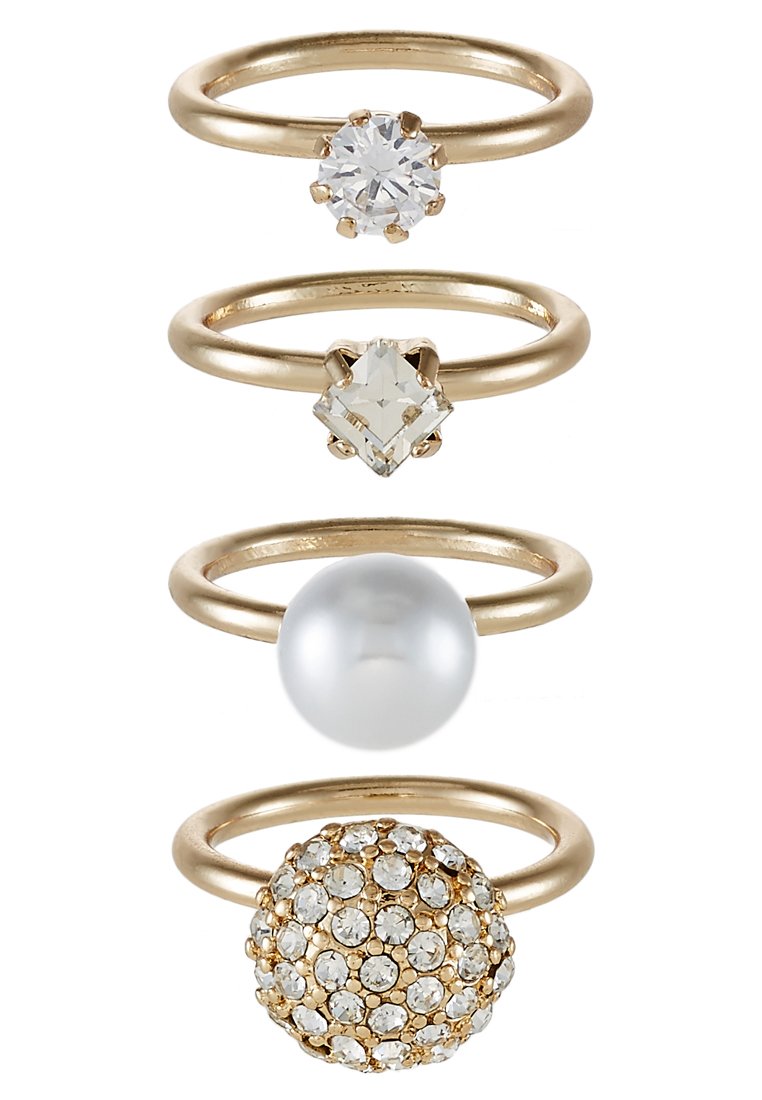 Anillo ONLY ONLJOY 4 PACK Anillo goldcoloured
