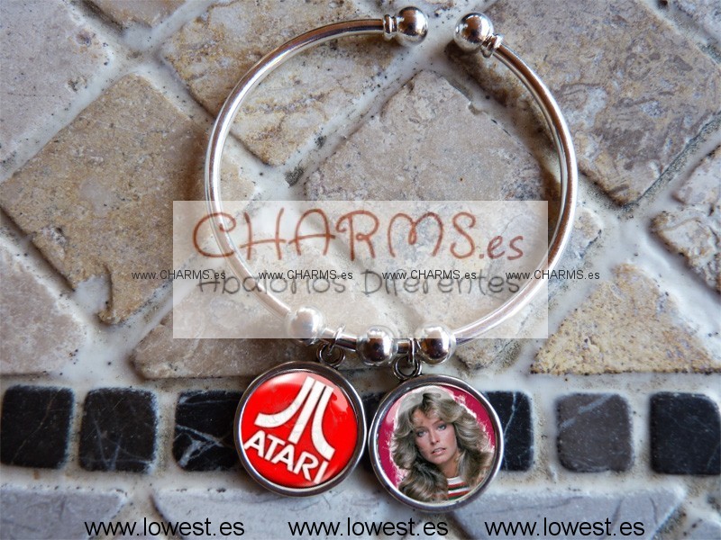 Pulsera con 2 RetroCharms Ochentera Total