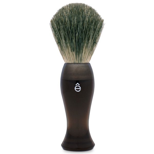 eShave Long Shave Brush Plastic Handle Smoke