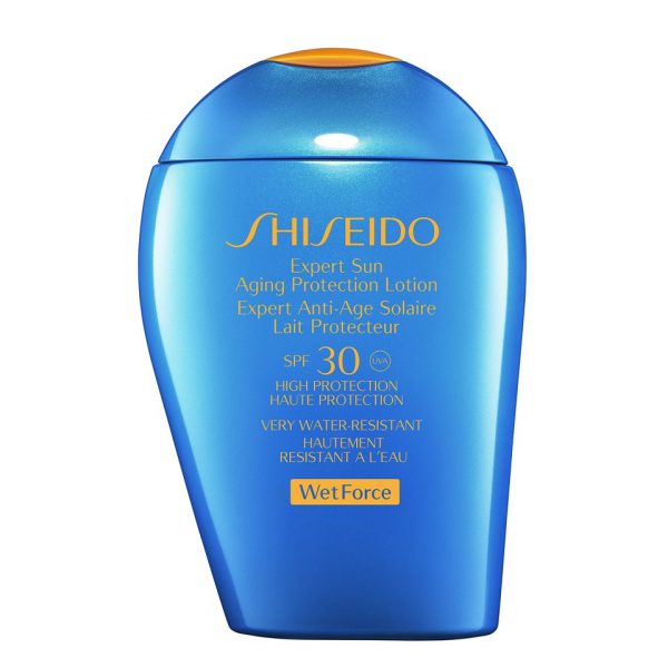 Locion Protectora Antienvejecimiento Shiseido Wet Force Expert Sun con FPS30 (100ml)
