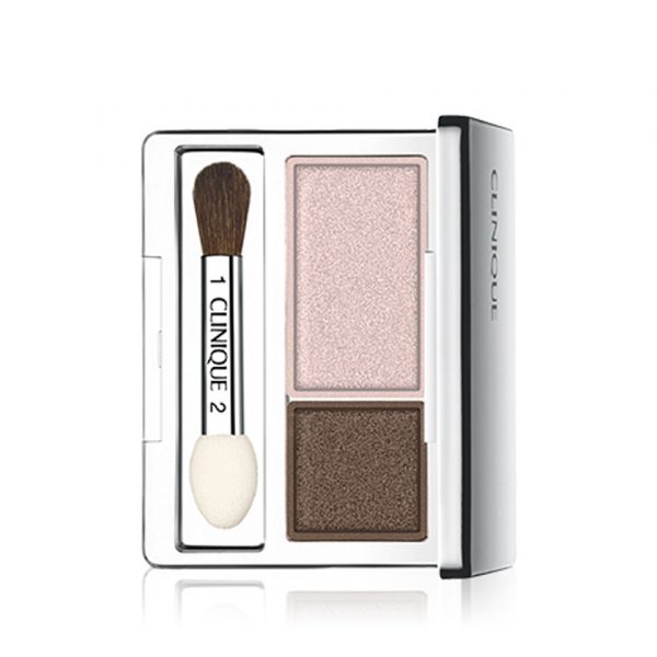 Duo sombra de ojos Clinique All About Shadow Ivory Bisque/Bronze Satin