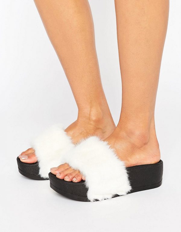 Sandalias con plataforma de goma y parte superior de piel sintetica FIRECRACKER en ofertas calzado