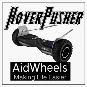 AidWheels HoverPusher para Silla de ruedas Breezy Premium reclinable rueda grande Sunrise Medical